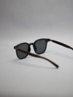 Wood Frame Sunglasses 2026 Best Quality Sunglass Black - Image 3