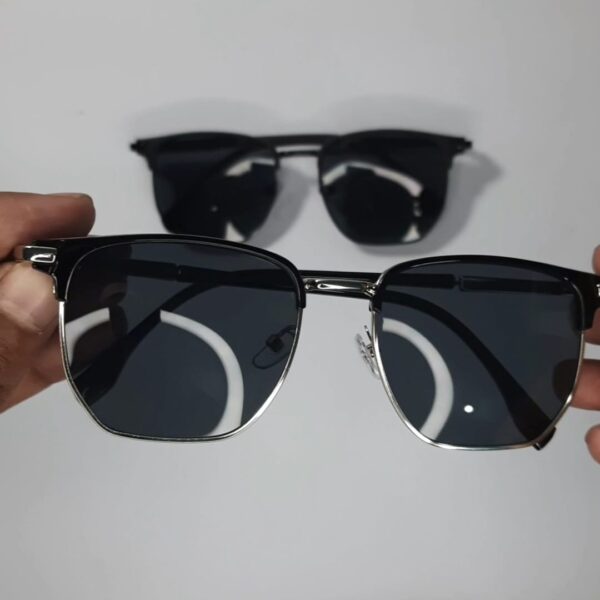 Best trendy Light weight Frame Sunglasses 2026 Black Silver