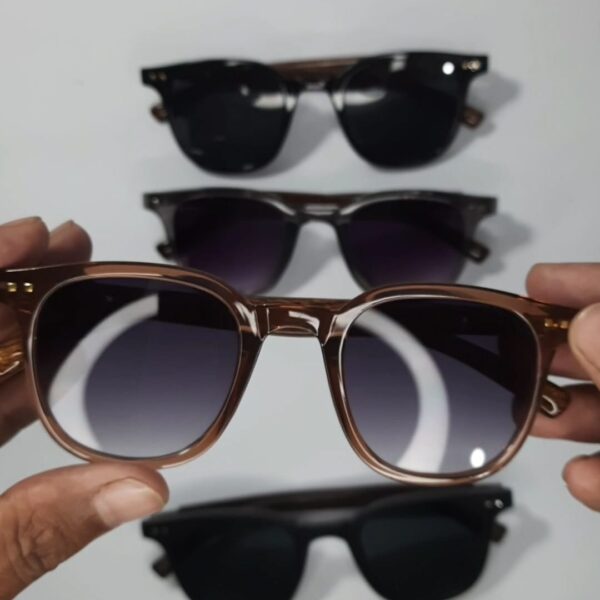 Wood Frame Sunglasses 2026 Best Quality Sunglass Red frame Sky Blue glass